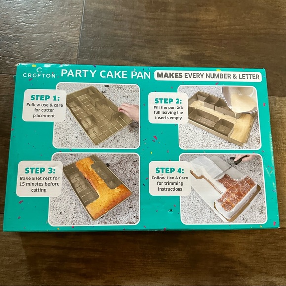 crofton Kitchen New Crofton Number And Letters Cake Pan Poshmark